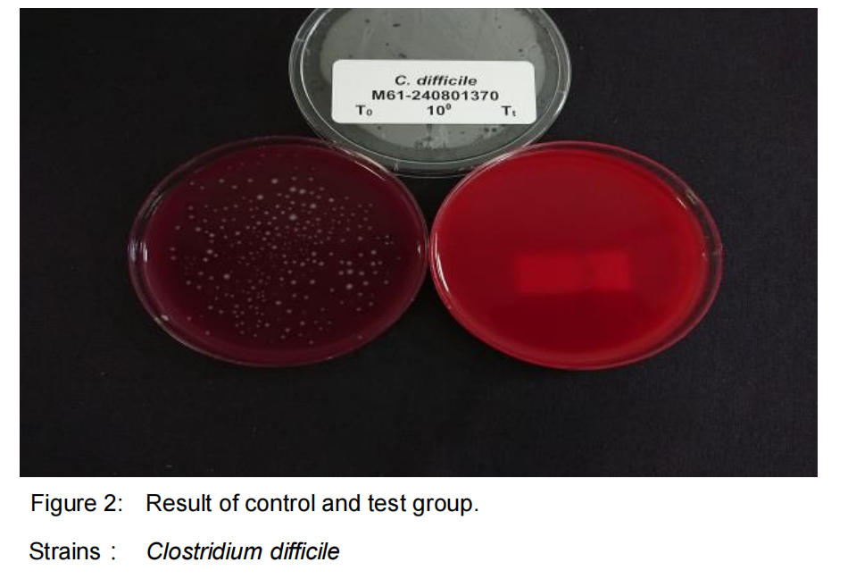 Éliminer les rideaux jetables démontrent plus de 99% d'efficacité contre les spores antimicrobiennes Clostridium difficile