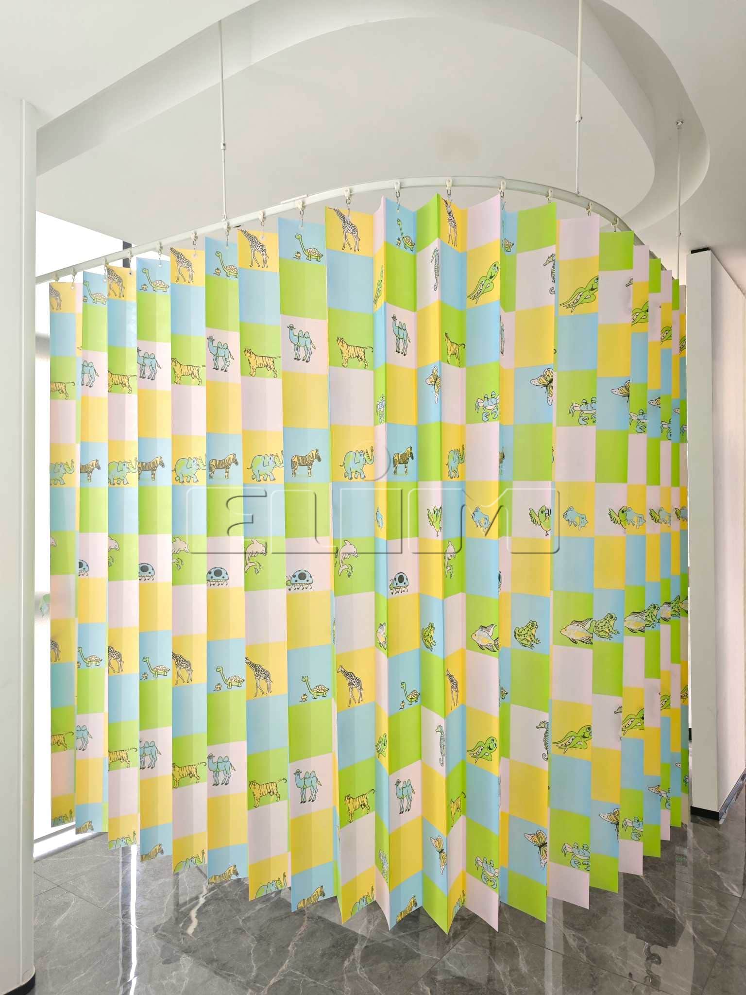 Rideaux de cabine jetables pour hôpitaux et soins de santé