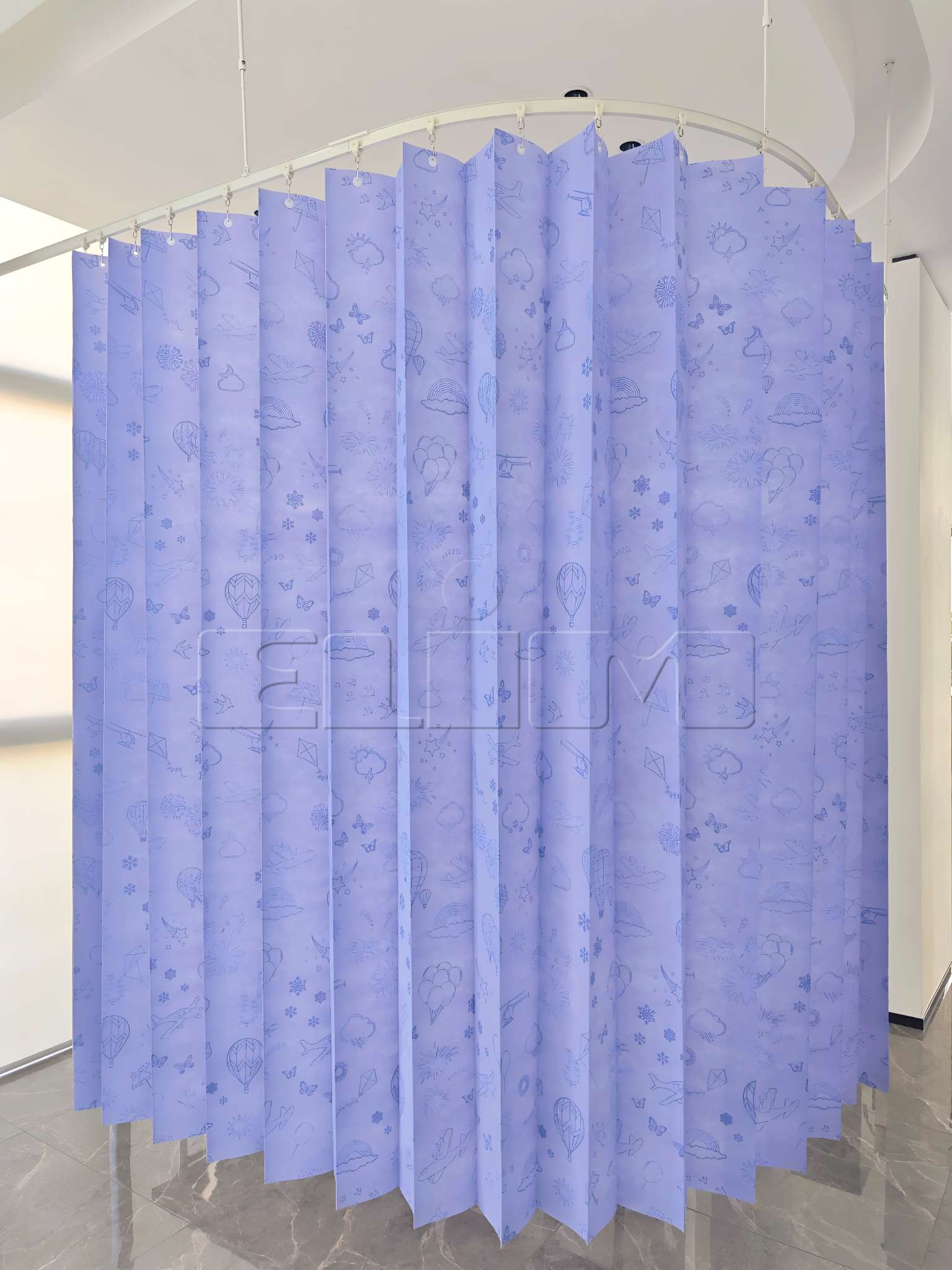 Rideaux de cabine recyclables jetables